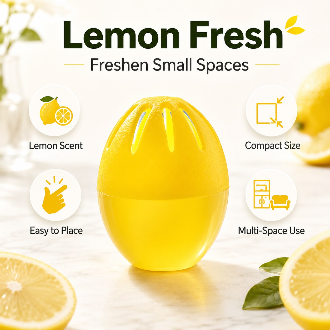 Lemon Fresh Deodorizer Egg, Lo - Odor Eliminator Car 评论和价格