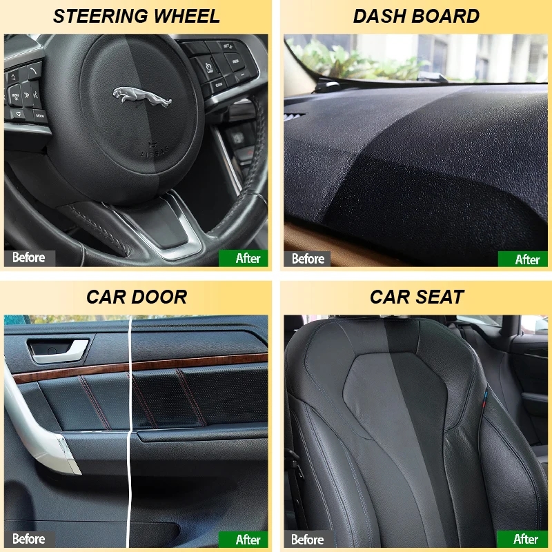 Car Plastic Restorer & Leather - Leather Cleaner Interior 评论和价格