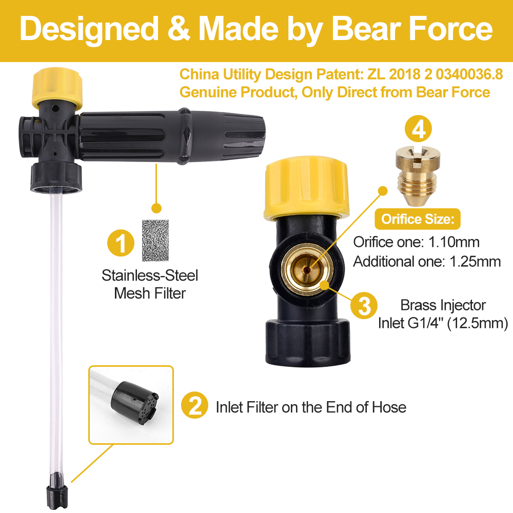 Pressure Washer Adjustable Foa - Foam Cannon Car Wash 评论和价格