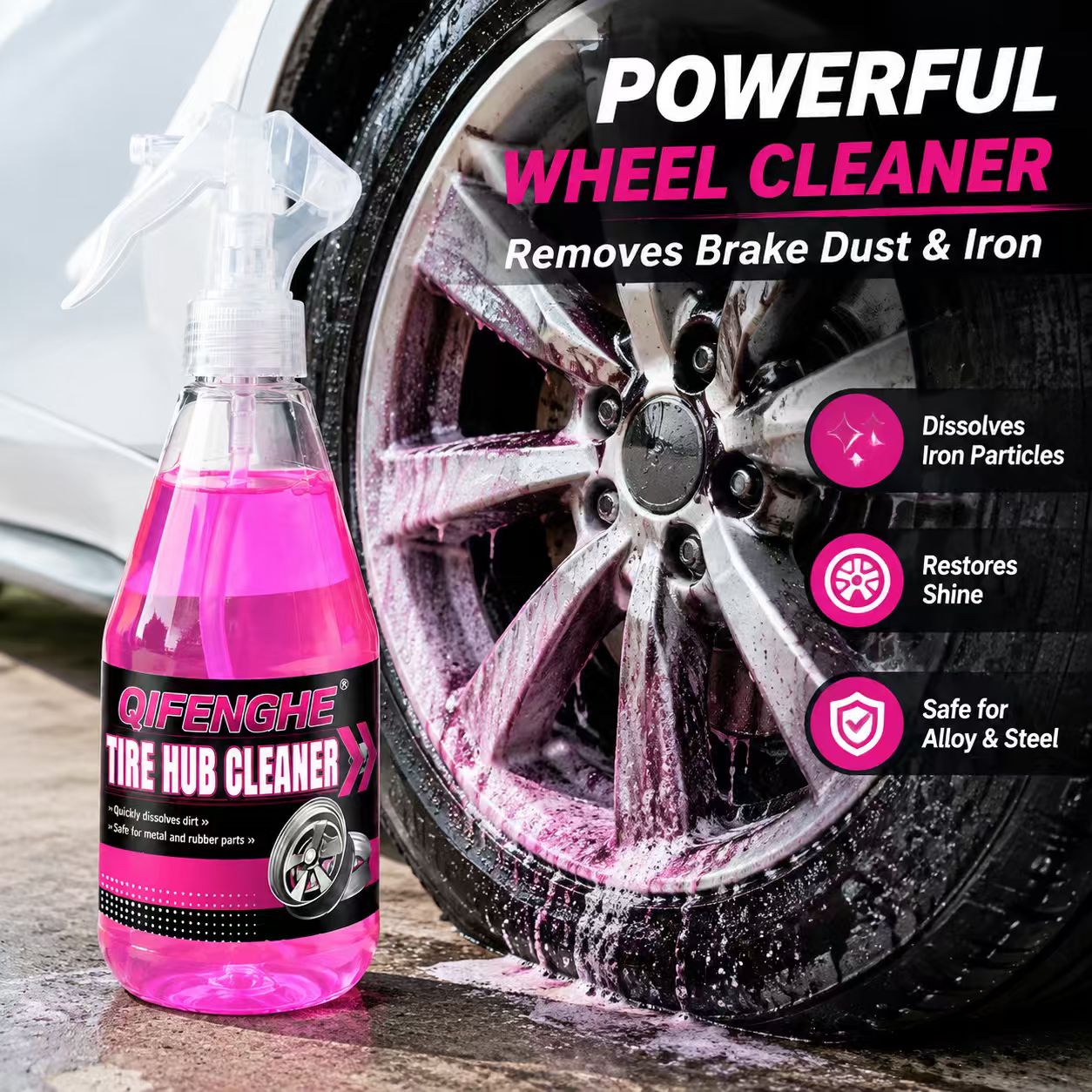 Powerful Wheel Cleaner Spray R - Wheel Cleaner Alloy 评论和价格